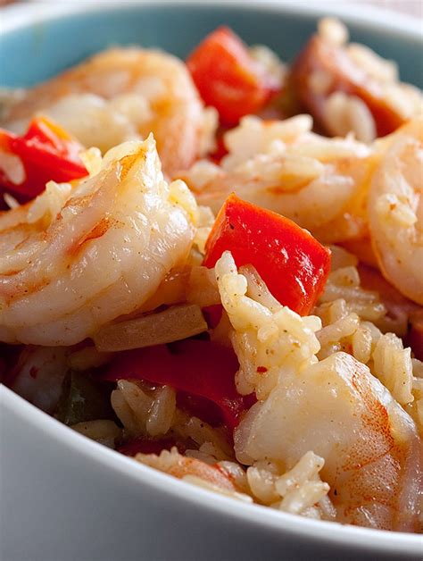 How many carbs are in shrimp and andouille jambalaya - calories, carbs, nutrition